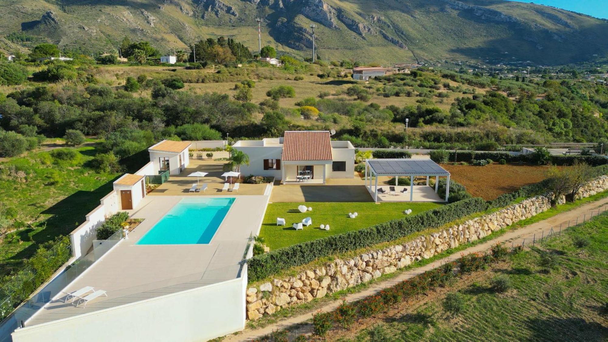 Villa Etesiae Castellammare del Golfo Buitenkant foto
